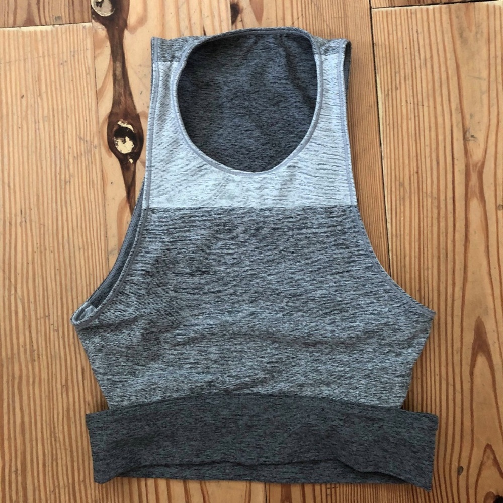 Outdoor voices slash back crop / sports bra